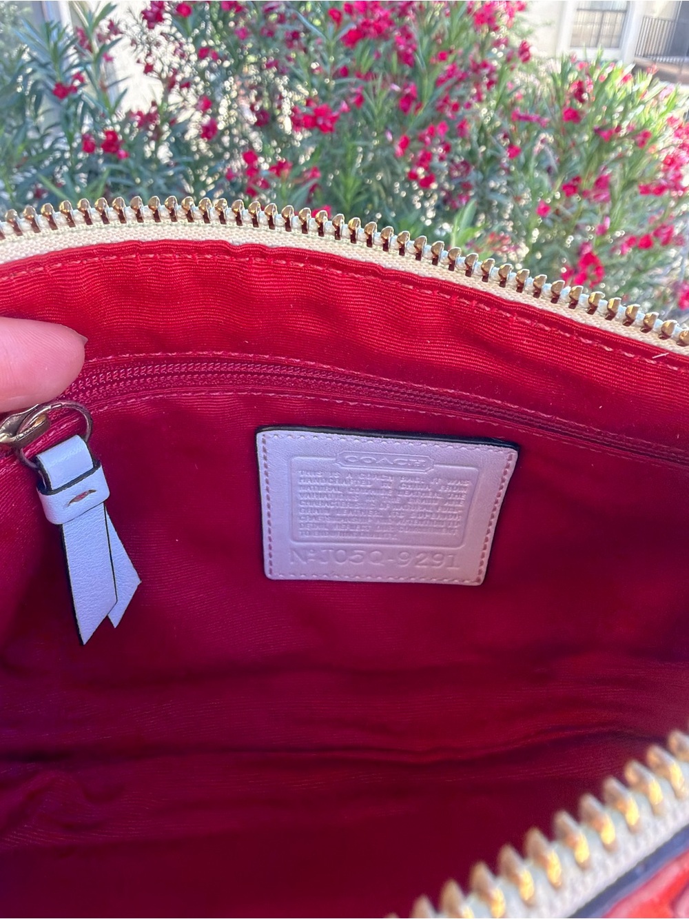 ❤️Rare Vintage Coach Poppy For Peace Demi Bag- Style 9291 - Picture 3 of 10